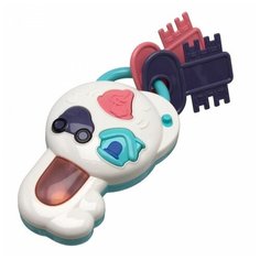 Развивающая игрушка BamBini Брелок с ключиками (200525090), белый