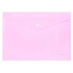 Папка-конверт пластиковая на кнопке А4ф "Premium" 180мкм -Непрозрачная- NEWtone PA Hatber