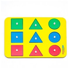 WoodlandToys Вкладыши Монтессори "Форма + цвет 1"