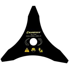 Нож для жесткой травы CHAMPION 3/255/25,4 (тип В) (125R,235R,FS80,85,100,120,FR85,350,450)