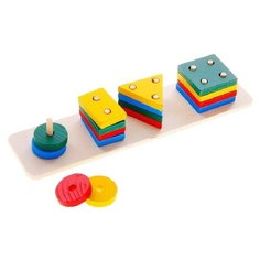 Пирамидка Лесная мастерская Фигуры