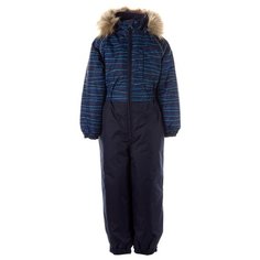 Комбинезон Huppa Willy 31900030 (12509 / 12586) размер 128, 12586, тёмно-синий с принтом/тёмно-синий