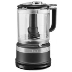 Комбайн кухонный мини KitchenAid, чаша 1.2 л, матовый черный, 5KFC0516EBM