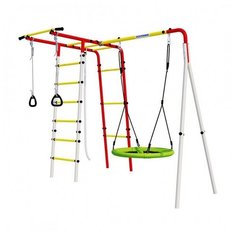 ROMANA Детский спортивный комплекс уличный «Лесная поляна 3», 2220 × 1640 × 1910 мм, качели гнездо