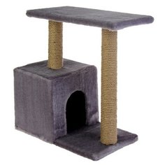 Пижон Комплекс с домиком и большой верхней полкой, 50 х 30 х 60 см, микс