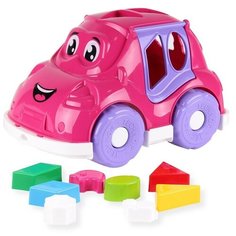 Машинка каталка автобус игрушка розовая с фигурками 25.5x16.5 см технок / игрушки для песочницы / машинка игрушка / автобус лол / розовый автобус / сортер для малышей / сортер для детей / сортеры / сортеры для малышей / домашние животные фигурки