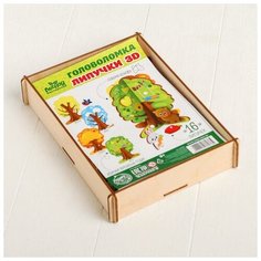 Лесная мастерская Головоломка «Липучки. Времена года»