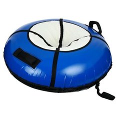 ONLITOP Санки-ватрушки, d=100 см, меховое сиденье, с молнией, цвета микс