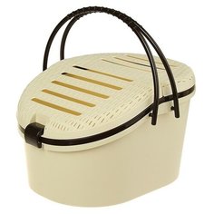 ZOO PLAST Корзина для переноски животных 43,5 х 37 х 26,5 см