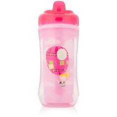 Поильник-непроливайка Dr. Browns Hard-Spout Insulated Cup, 300 мл розовый