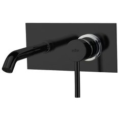 Смеситель для раковины (умывальника) Webert Elio EL830606 черный/хром