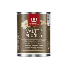 Масло Tikkurila Valtti Puuoljy для дерева с воском колеруемое, 0.9 л