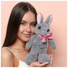 Milo toys Мягкая игрушка «Зайка Luna», с бантом