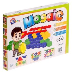 ТехноК Мозаика для малышей 1, 80 элементов 4 см