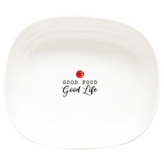 Тарелка Easy Life суповая Kitchen Elements без инд. упаковки, фарфор, 19.5х17 см (EL-R1901_KITE)