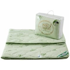 Одеяло "Престиж - бамбук" глоссатин, облегченное, чемодан 1.5 спальное Ne Sa Den