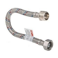 Valtec Гибкая подводка для воды с ниппелем из нержавеющей стали гайка–штуцер 1/2” 40 см