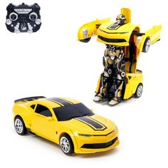 Робот радиоуправляемый «Автобот», трансформируется, трансформируется, работает от аккумулятора, заряд от USB Сима ленд