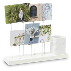 Панно для фотографий GALA белый мрамор Umbra