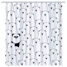 Штора для ванной Fixsen Panda FX-2501 без колец