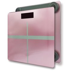 Электронные весы напольные высокоточные, до 180 кг, цвет розовый, 28х28х2,5 см, Blonder Home BH-SCLS-09
