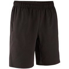 Шорты для фитнеса мужские 120 черные DOMYOS Х Декатлон L Decathlon
