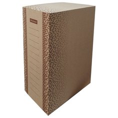 OfficeSpace Короб архивный с клапаном Standard A4, микрогофрокартон, 150 мм бурый