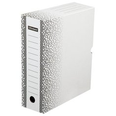 OfficeSpace Короб архивный с клапаном Standard A4, микрогофрокартон, 100 мм белый