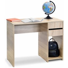 Стол компьютерный письменный рабочий с 2 ящиками Ультра 900х750х450 Дуб сонома Letta
