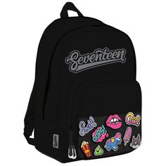 SVGB-RT1-922 Рюкзак мягкий с комплектом патчей на липучке. Seventeen Нашивки дев