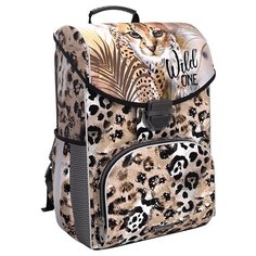 ErichKrause Ранец ErgoLine Wild Cat 48280, бежевый