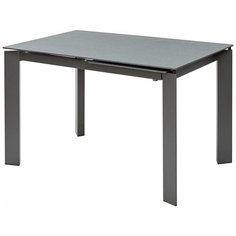 Кухонный-обеденный Стол CORNER прямоугольный раскладной-раздвижной 120 (+50) x 80 STONE#8/ GREY1 .Ru-Stol M City