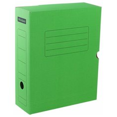 OfficeSpace Короб архивный с клапаном 324х262х100 мм, микрогофрокартон зеленый