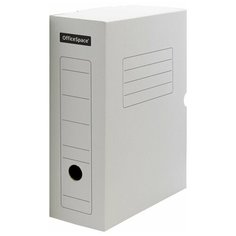 OfficeSpace Короб архивный с клапаном 320х250х100 мм, микрогофрокартон белый