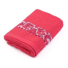 Полотенце махровое 70х120 см, цвет розовый, 340гм, хл100% Текстиль центр