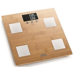 Весы напольные ADE Barbara BA914 bamboo, с анализатором тела