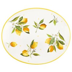 Блюдо сервировочное "Лимоны", 30,5x25x2 см ENS