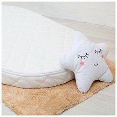 Сонная сказка Матрац беспружинный овальный «Иван Царевич», размер 125х75х10 см трикотаж/бикокос/холлкон