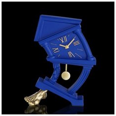 Antartidee Часы настольные "Маятник на ноге" синие