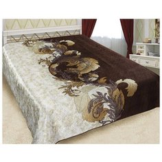 Marianna Покрывало 3D Marianna евро макси Латте, 230х250 см, искус.шелк, п/э100%