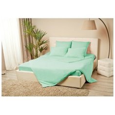 KUPU-KUPU Простыня на резинке «Купу-купу», 160х200х20 см, ментол, трикотаж