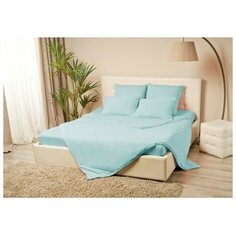 KUPU-KUPU Простыня на резинке «Купу-купу», 160х200х20 см, голубой, трикотаж