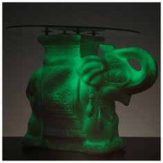 Хорошие сувениры Подставка - стол светящийся "Слон" 58х28х50см