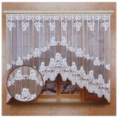 Лента Штора (со шторной лентой), цвет белый, размер 165х340 см