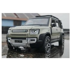 Машинка металическа инерционая "Land Rover Defender" 1; 24 зелёный XLG