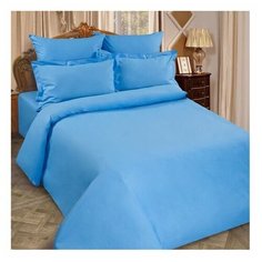 Традиция Простыня 1,5 сп 150х215 Цвет эмоций аквамарин,100% хлопок, поплин