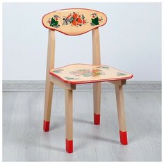 Хохломская роспись Стул детский «Хохлома», 2 ростовая категория, люкс