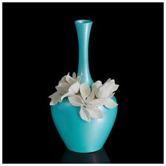 Mezzaluna Ваза Ampolla Seleste, лазурная