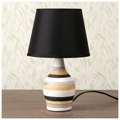 RISALUX Лампа настольная керамика Е14 40Вт 220В "Стилистика" 31,5х18,5х18,5 см