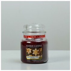 Yankee Candle Свеча ароматическая в банке Сверкающая звезда Glittering Star, 411 гр, 65-90 ч